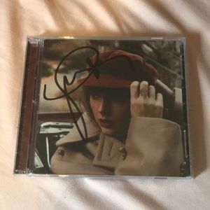 Autographed Taylor Swift Red Taylor’s Version CD Album